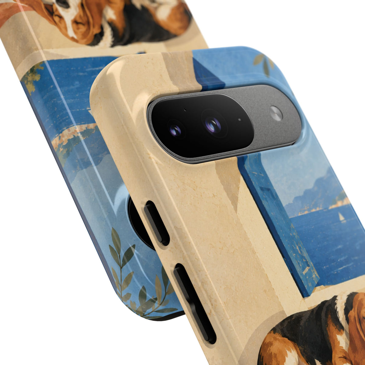 Basset Hound Unfinished Chapter Phone Case - Multicolor Phone Case