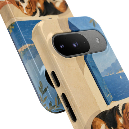 Basset Hound Unfinished Chapter Phone Case - Multicolor Phone Case