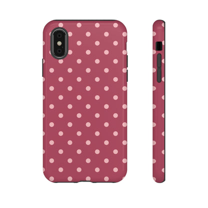 Pink Dot Pattern Phone Case