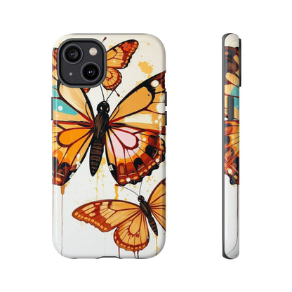 Abstract Butterflies Design Phone Case - Multicolor Phone Case - iPhone 14 Plus / Glossy
