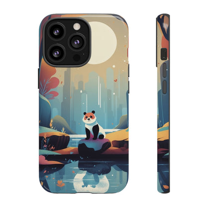 Stylised Panda Design Phone Case - Multicolor Phone Case - iPhone 13 Pro / Glossy