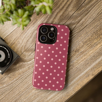 Pink Dot Pattern Phone Case