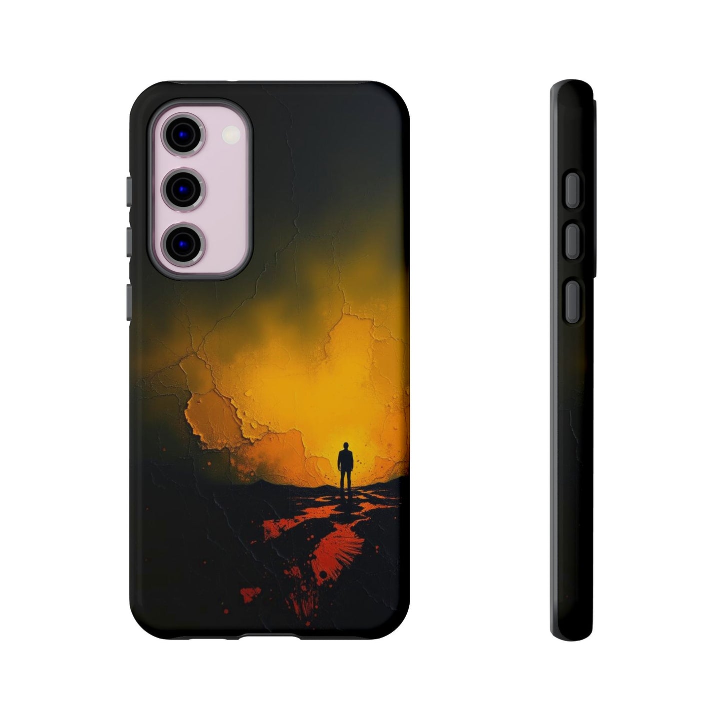 Acrylic Mysterious Figure Phone Case