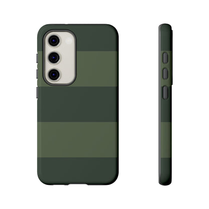 Green Horizontal Stripe Pattern Phone Case - Green Phone Case - Samsung Galaxy S23 / Glossy