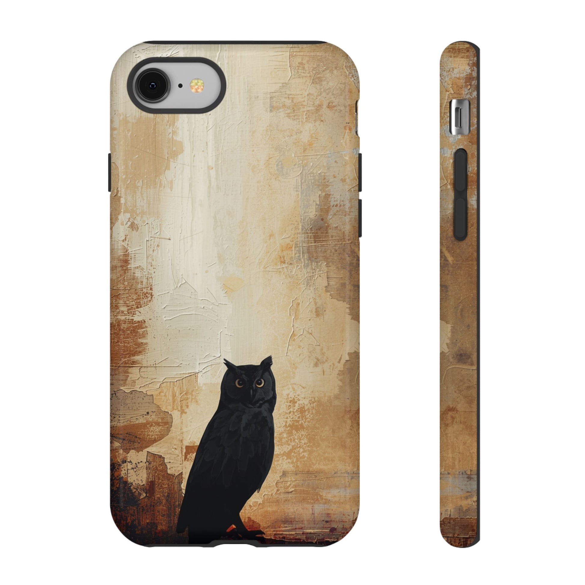 Beautiful Abstract Owl Design Phone Case - Multicolor Phone Case - iPhone 8 / Glossy