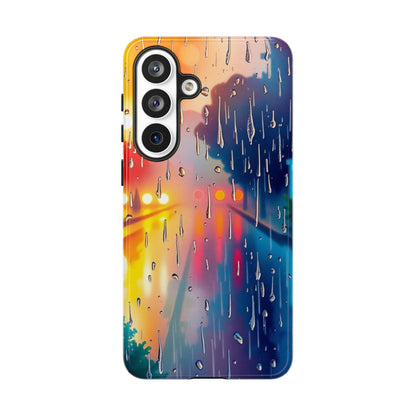 Electric Rain Watercolour Design Phone Case - Multicolor Phone Case - Samsung Galaxy S26 Plus / Glossy