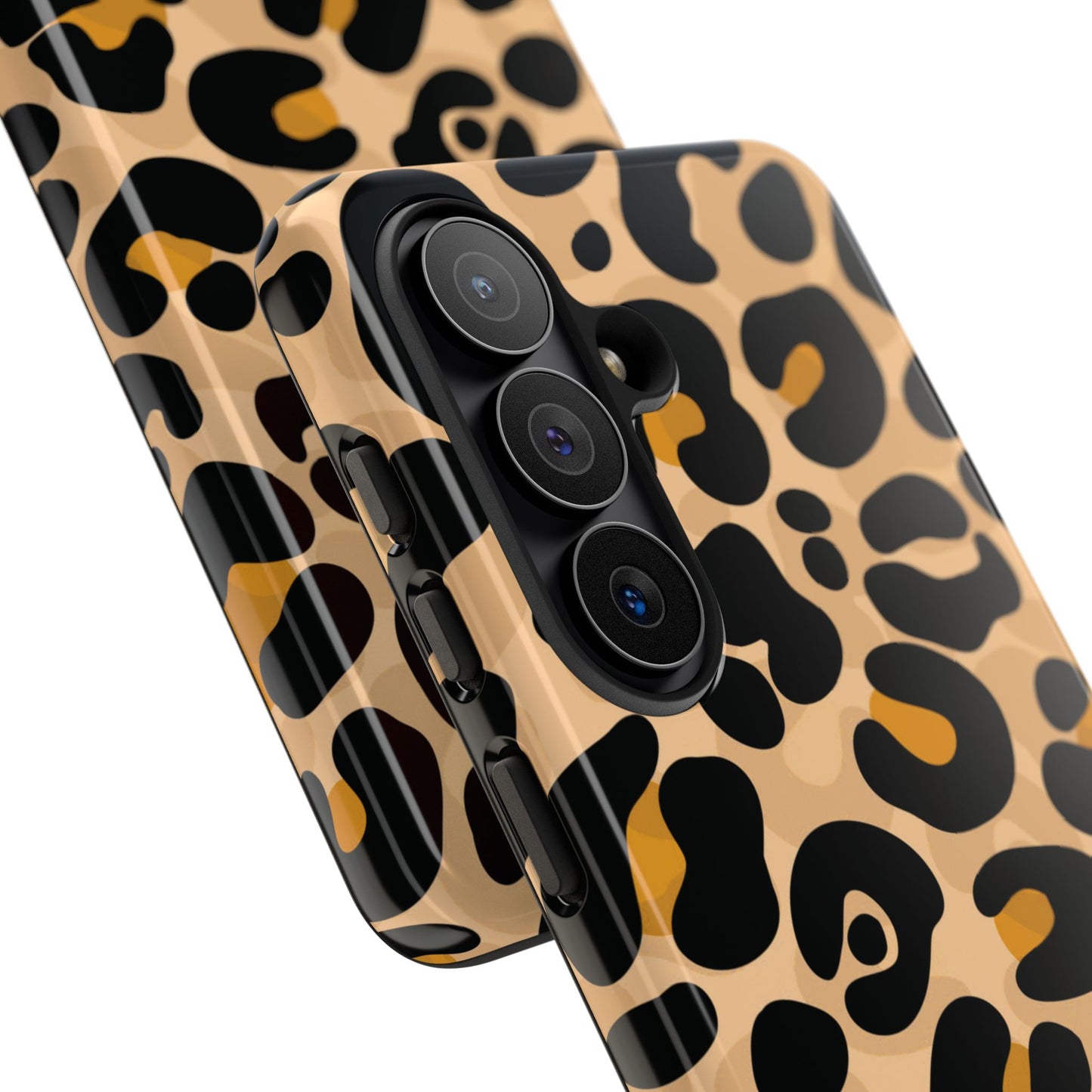 Stylish Mocha Leopard Print Phone Case