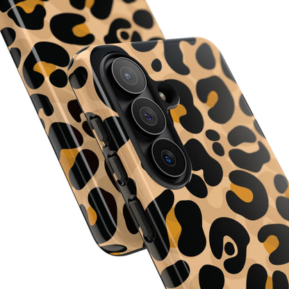 Stylish Mocha Leopard Print Phone Case