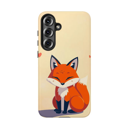 Samsung Galaxy S25 Plus / Glossy Phone Case - Cute Fox Design Phone Case