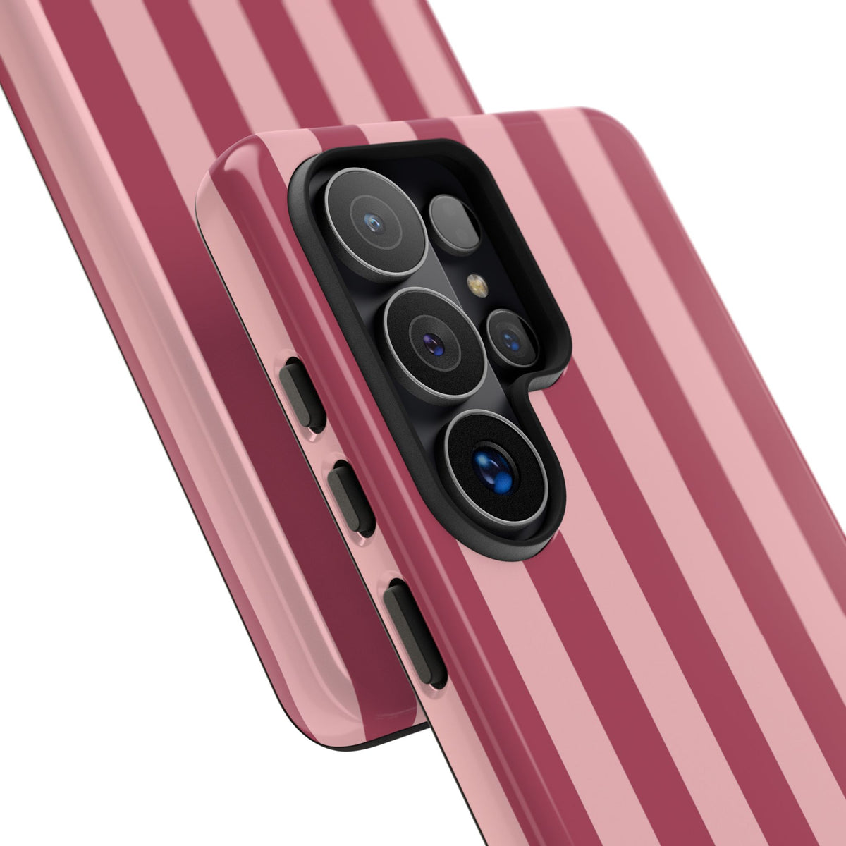 Pink Stripe Pattern Phone Case - Pink Phone Case