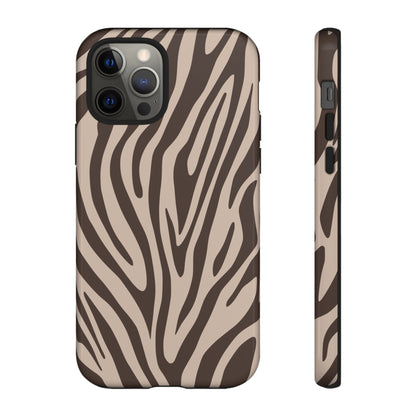 Boutique Mocha Tiger Print Phone Case