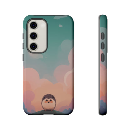 Cute Hedgehog & Cloud Design Phone Case