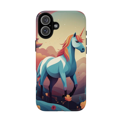 Stylised Unicorn Design Phone Case - Multicolor Phone Case - iPhone 16 Plus / Glossy