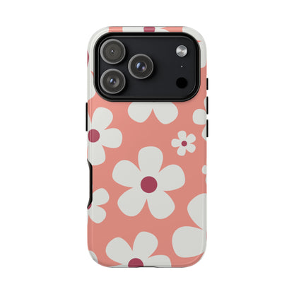 Cute Pink Daisy Pattern #2 Phone Case - Pink Phone Case - iPhone 17 Pro / Glossy