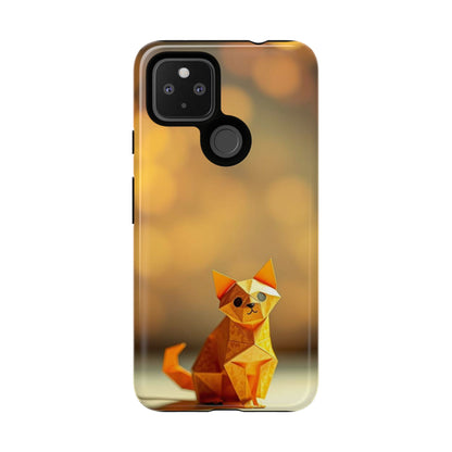 Origami Cat Design Phone Case
