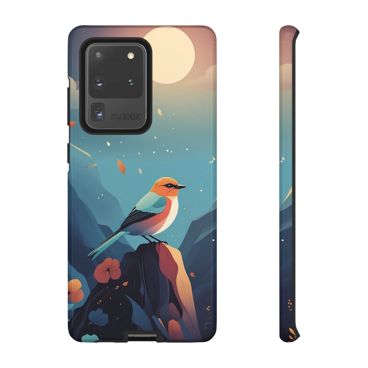 Stylised Bird Design Phone Case - Multicolor Phone Case - Samsung Galaxy S20 Ultra / Glossy