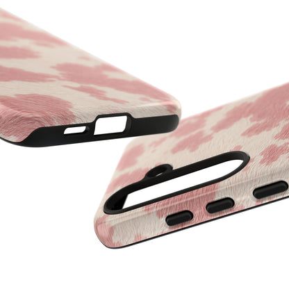 Pretty Blush Cow Print Phone Case