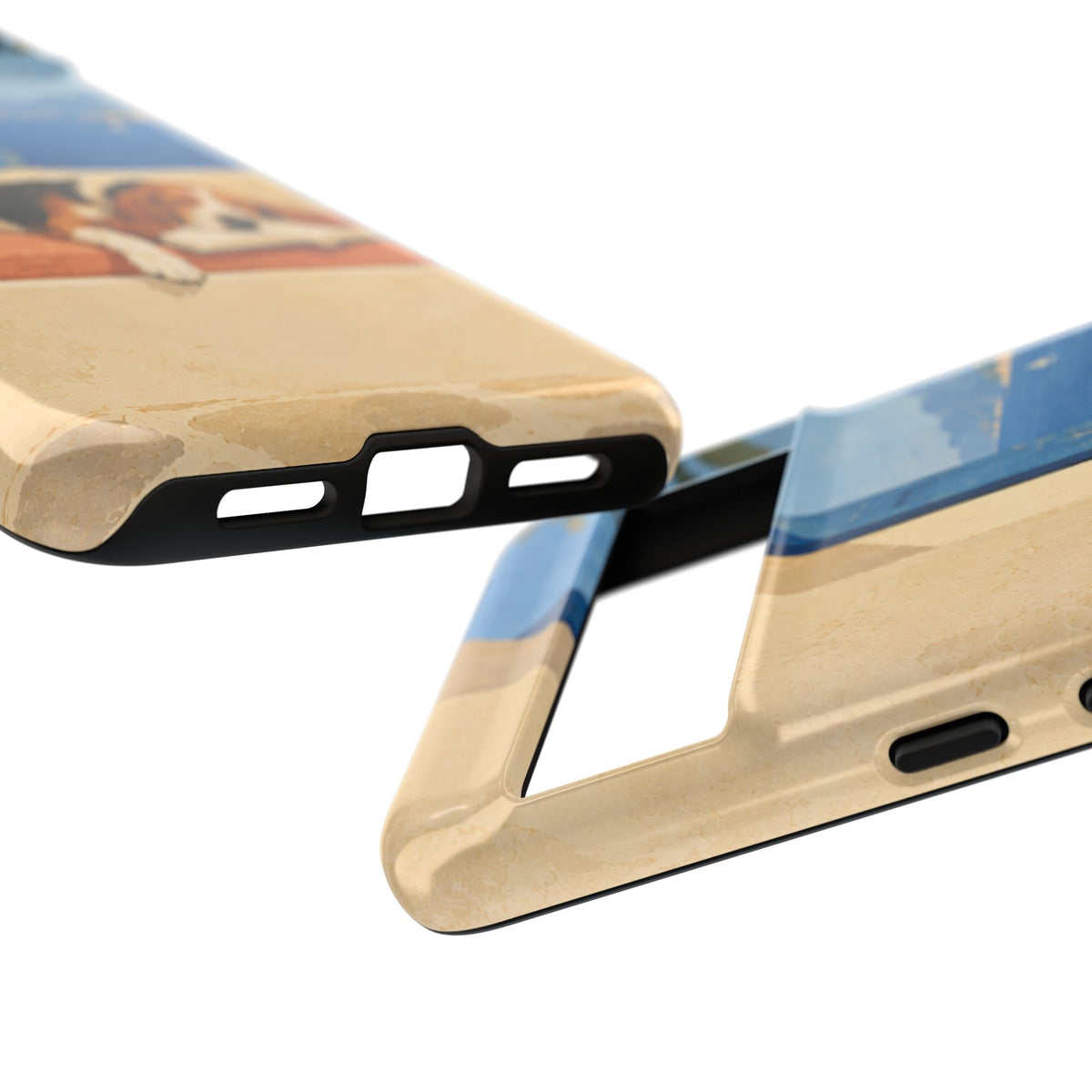 Basset Hound Unfinished Chapter Phone Case - Multicolor Phone Case