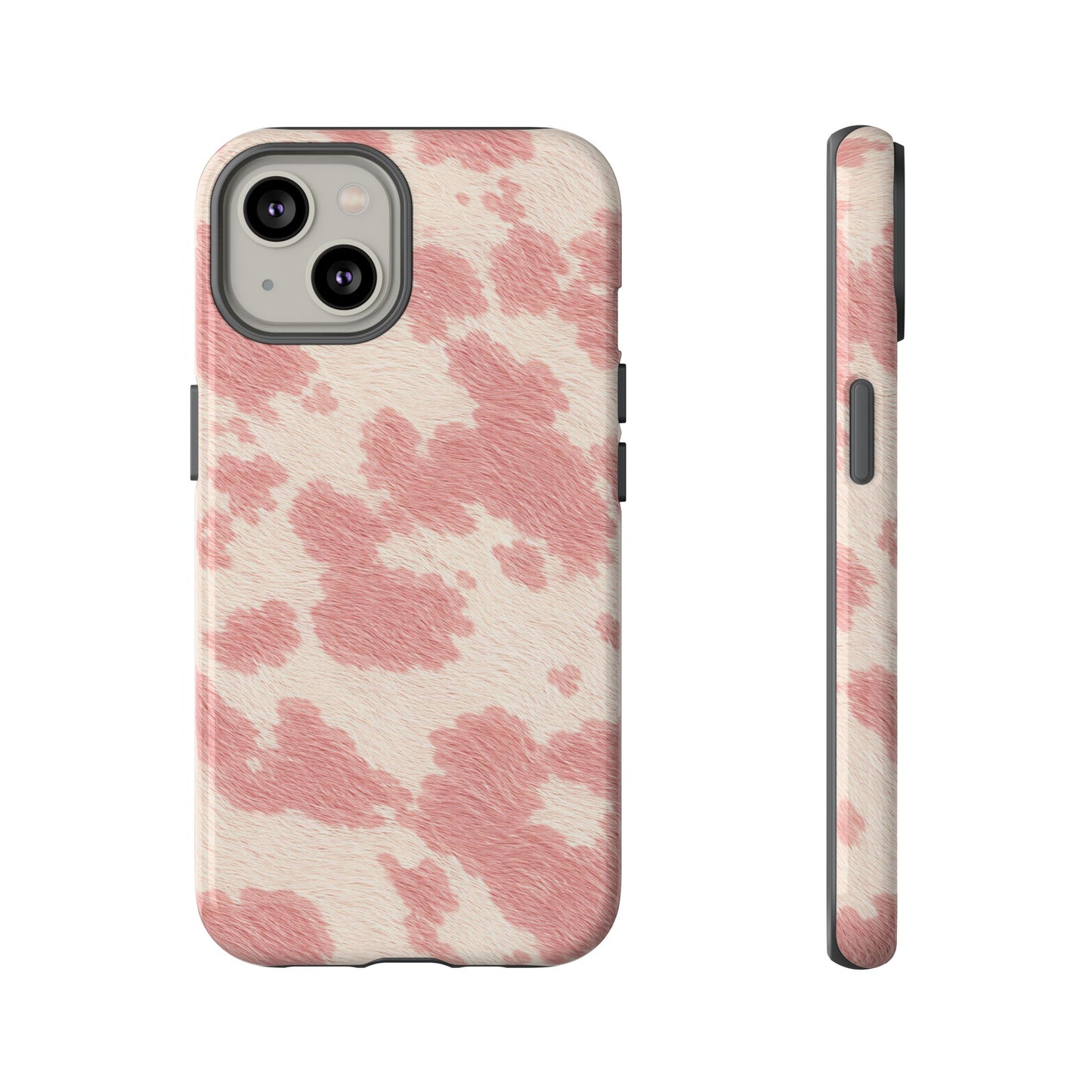 Pretty Blush Cow Print Phone Case
