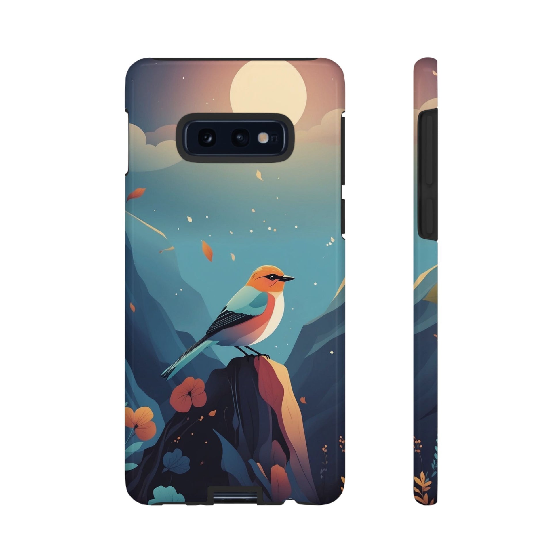 Stylised Bird Design Phone Case - Multicolor Phone Case - Samsung Galaxy S10E / Glossy