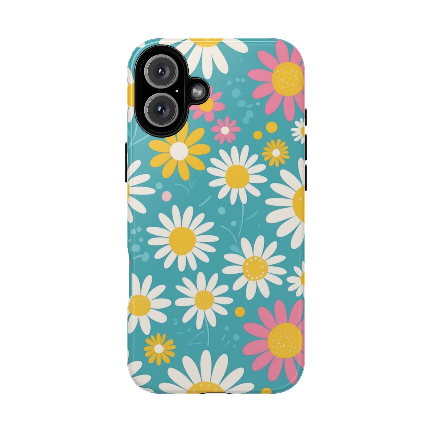 iPhone 16 Plus / Glossy Phone Case - Daisies Floral Pattern 5 Phone Case