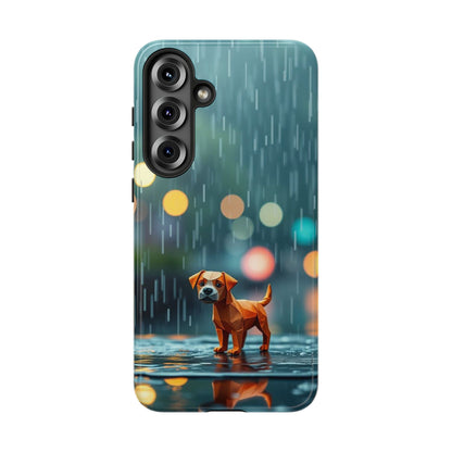 Samsung Galaxy S25 Plus / Glossy Phone Case - Origami ’Soggy Dog’ Design Phone Case