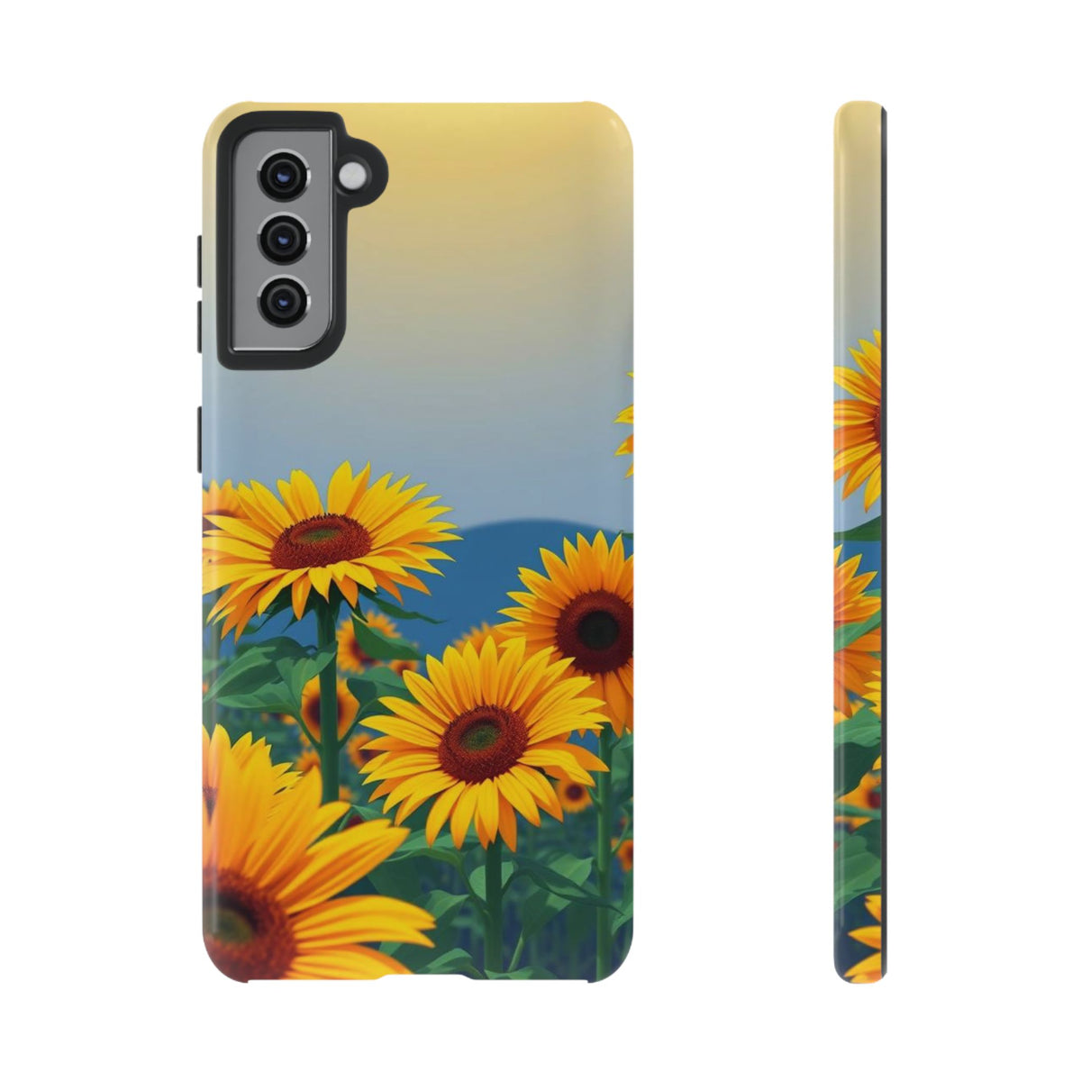 Sunflowers Design Phone Case - Multicolor Phone Case - Samsung Galaxy S21 Plus / Glossy