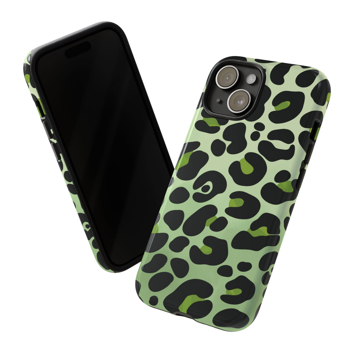 Chic Sage Leopard Print Phone Case - Orange Phone Case