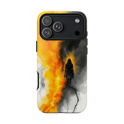 iPhone 17 Pro Max / Glossy Phone Case - Watercolour Gothic Silhouette of a Woman Phone Case