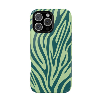 Boutique Sage Tiger Print Phone Case