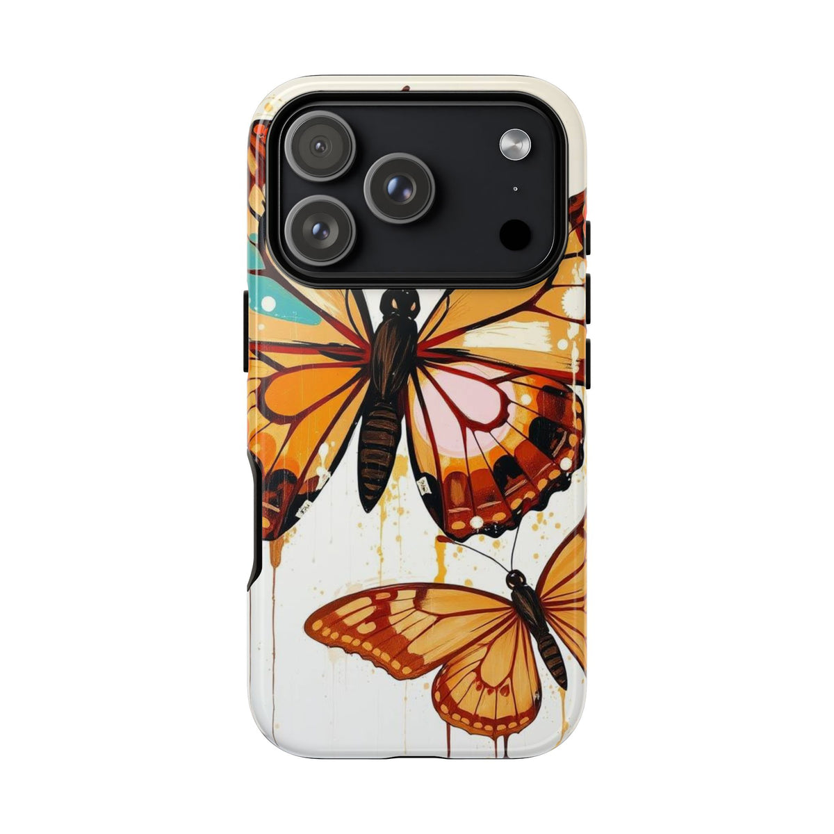 Abstract Butterflies Design Phone Case - Multicolor Phone Case - iPhone 17 Pro / Glossy