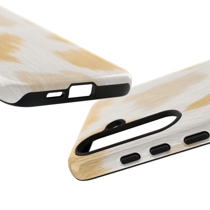 Golden Honey Cow Print Phone Case