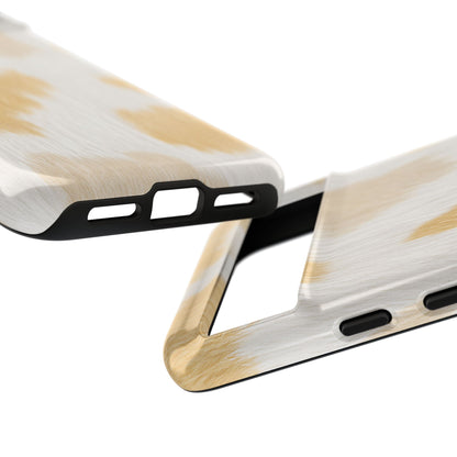 Golden Honey Cow Print Phone Case