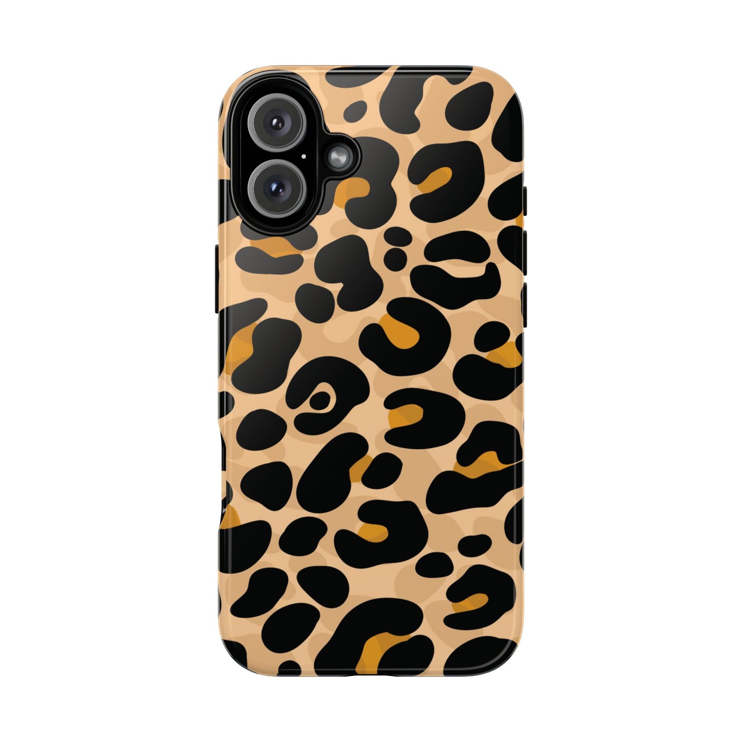 Stylish Mocha Leopard Print Phone Case