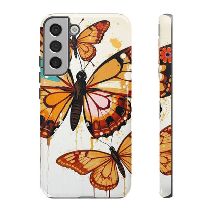 Abstract Butterflies Design Phone Case - Multicolor Phone Case - Samsung Galaxy S22 Plus / Glossy