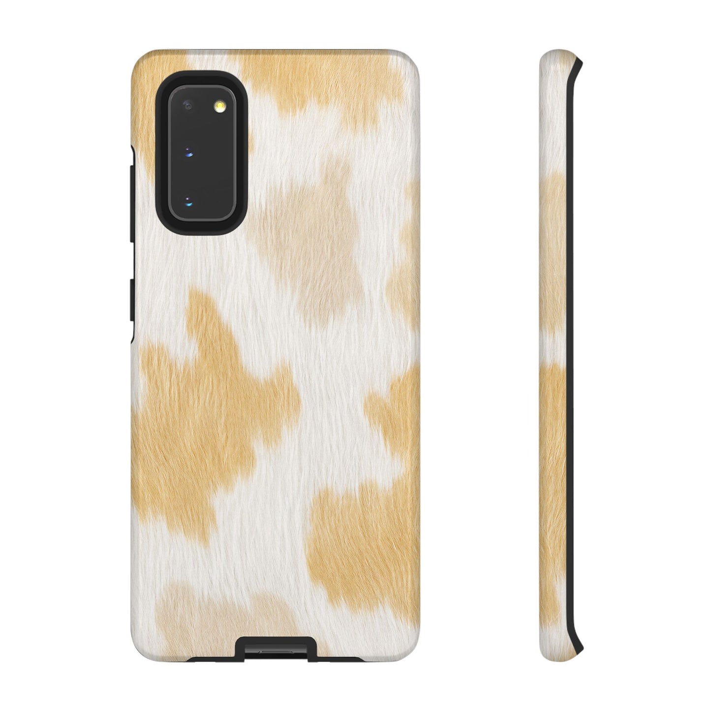 Golden Honey Cow Print Phone Case