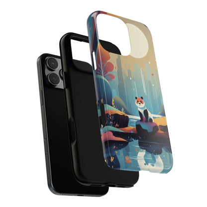 Stylised Panda Design Phone Case - Multicolor Phone Case