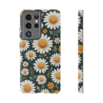 Samsung Galaxy S21 Ultra / Glossy Phone Case - Daisies Floral Pattern 3 Phone Case