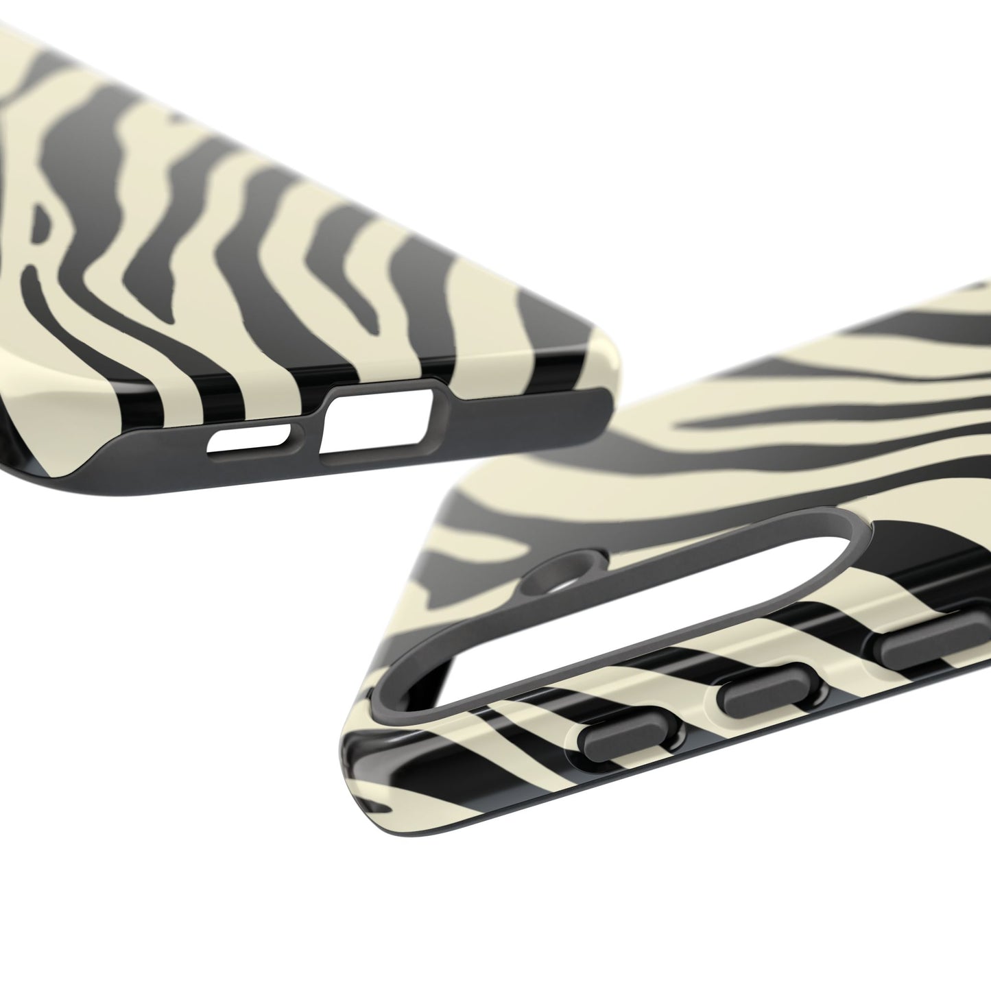 Modern Neutral Zebra Print Phone Case