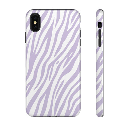 Lavender Tiger Print Phone Case