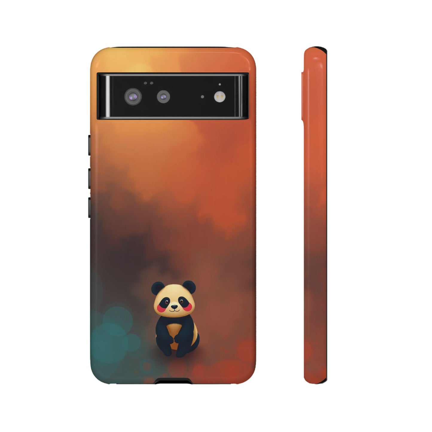 Google Pixel 6 / Glossy Phone Case - Cute Colourful Panda Design Phone Case