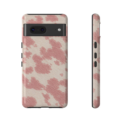 Pretty Blush Cow Print Phone Case