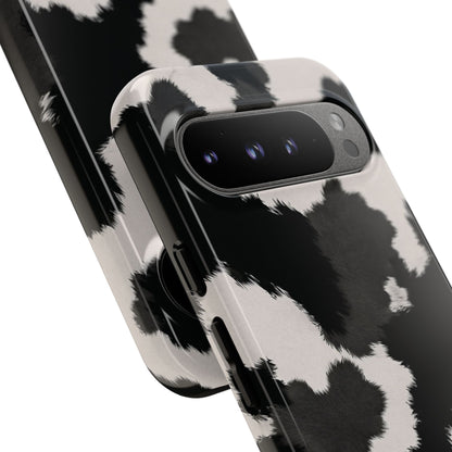 Modern Monochrome Cow Print Phone Case