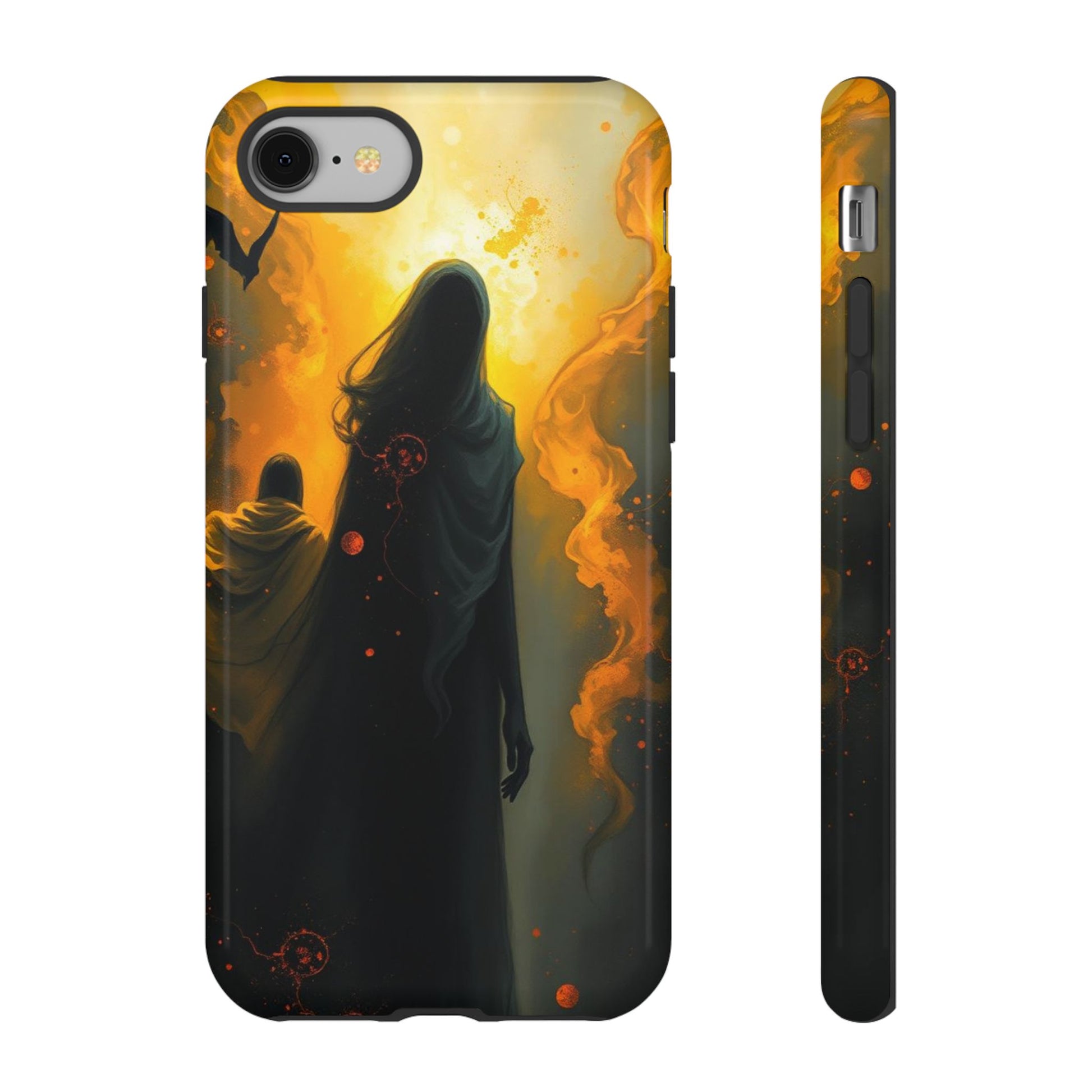 Acrylic Gothic Myterious Figures Phone Case - Multicolor Phone Case - iPhone 8 / Glossy