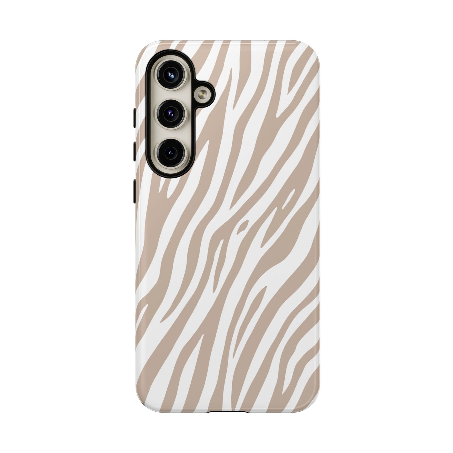 Oatmeal Tiger Print Phone Case