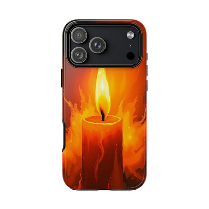 iPhone 17 Pro Max / Glossy Phone Case - Red Candle Phone Case