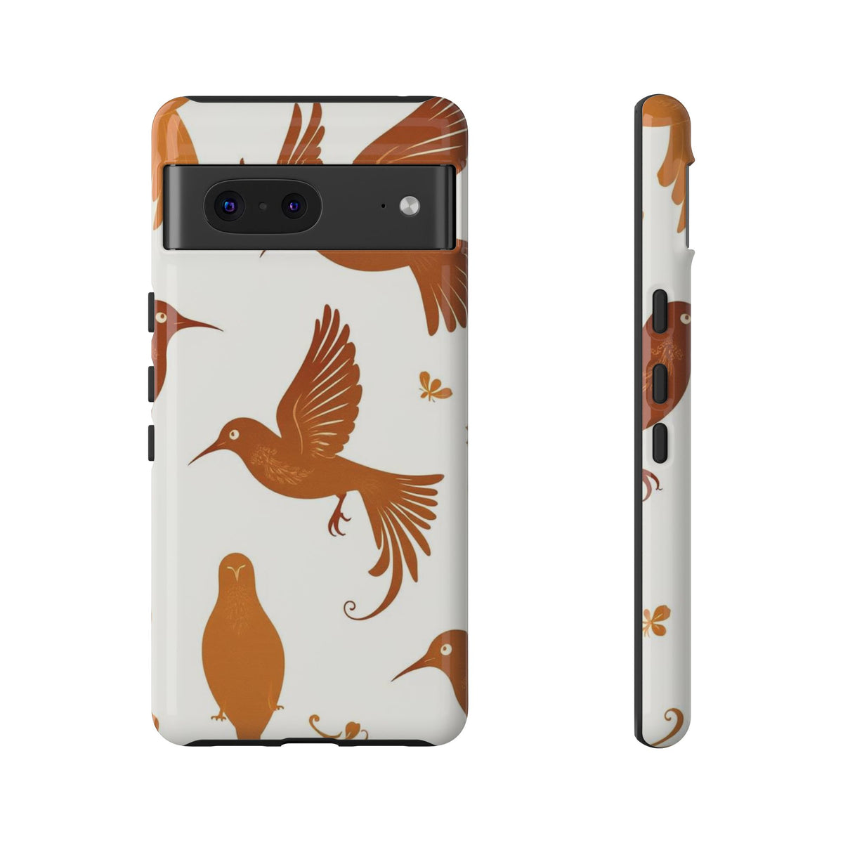 Abstract Bird Pattern Phone Case - Multicolor Phone Case - Google Pixel 7 / Glossy