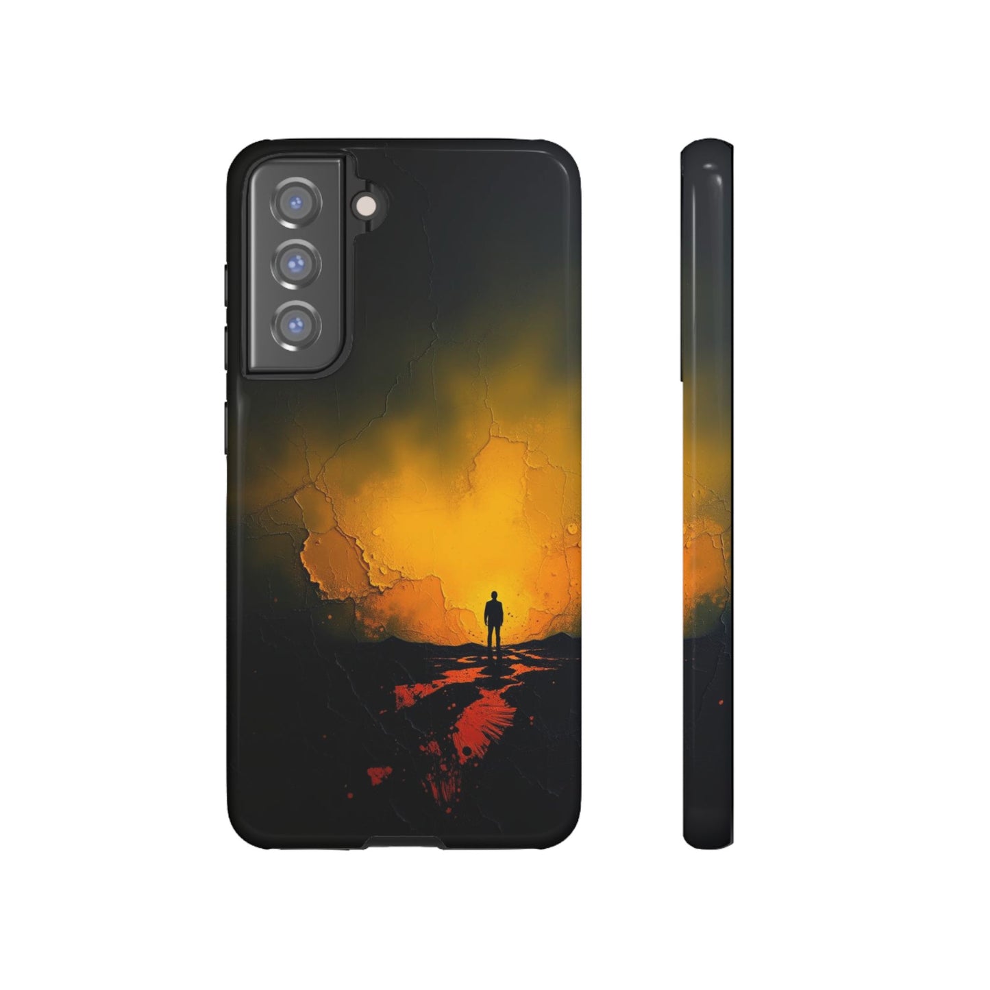 Acrylic Mysterious Figure Phone Case