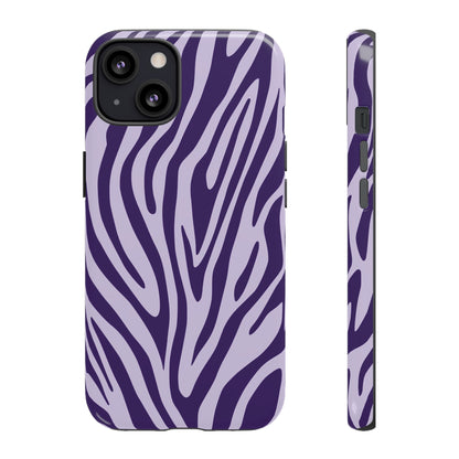 Boutique Lavender Tiger Print Phone Case
