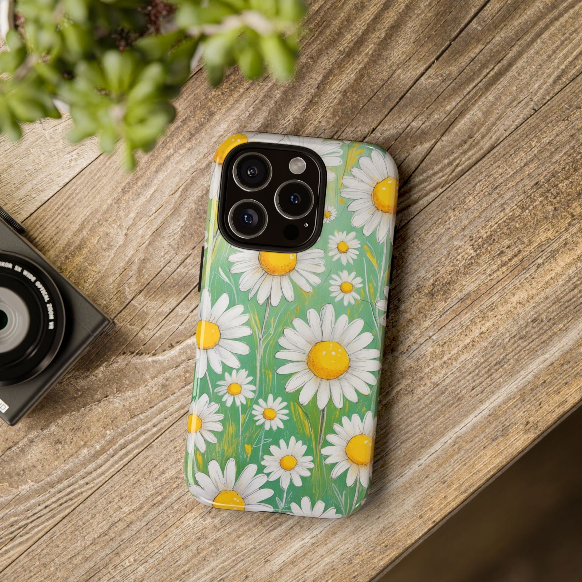 Phone Case - Daisies Floral Pattern 4 Phone Case